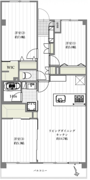 新松戸ファミールハイツ２号棟