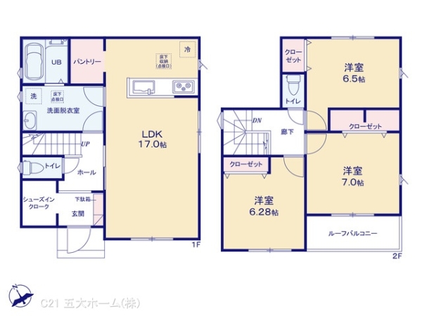 柏市酒井根２丁目の新築一戸建