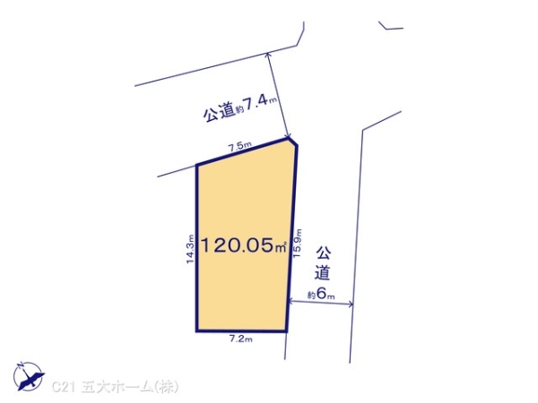 三郷市戸ケ崎１丁目の売土地