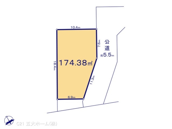 柏市酒井根２丁目の土地