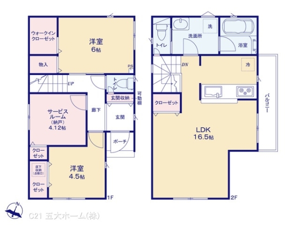 市川市本北方２丁目の新築一戸建