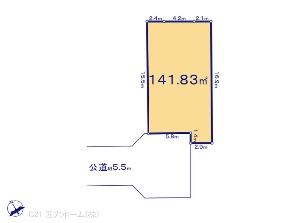 柏市酒井根２丁目の土地