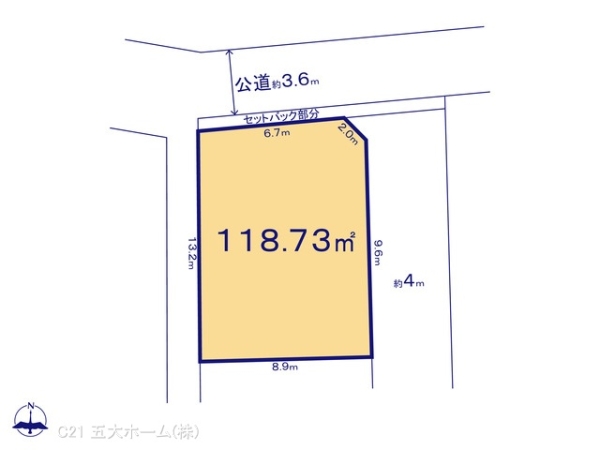 市川市大野町４丁目の売土地