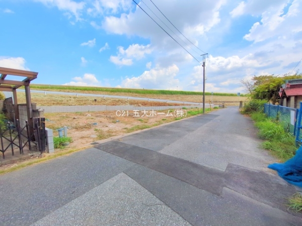 我孫子市都の新築一戸建(前面道路含む現地写真)