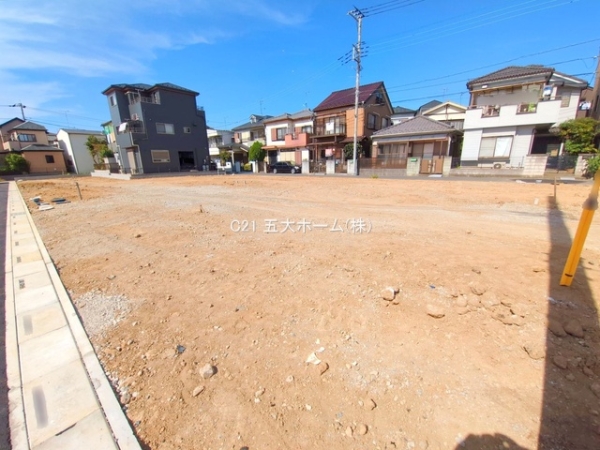 三郷市戸ケ崎5丁目の土地(現地土地写真)