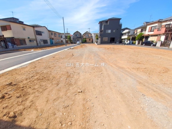 三郷市戸ケ崎5丁目の土地(現地土地写真)