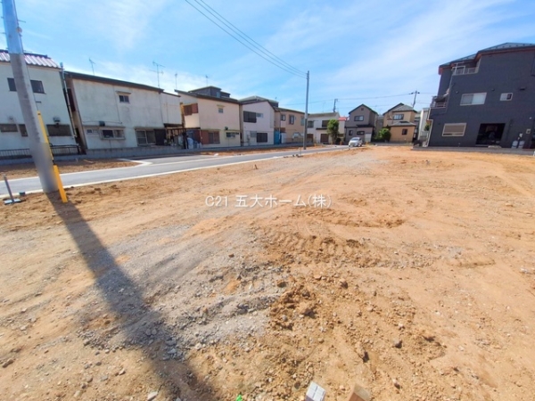 三郷市戸ケ崎5丁目の土地(現地土地写真)