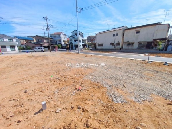 三郷市戸ケ崎5丁目の土地(現地土地写真)