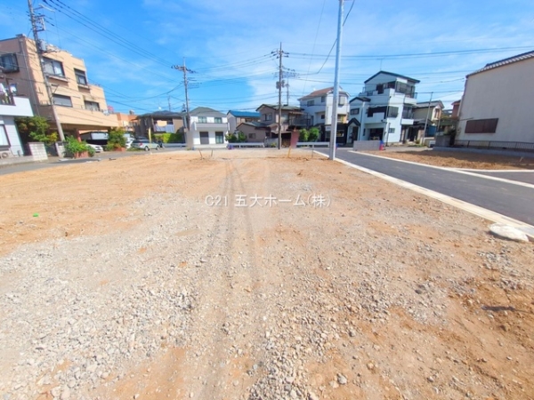 三郷市戸ケ崎5丁目の土地(現地土地写真)