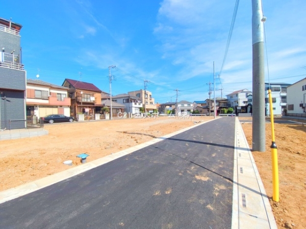 三郷市戸ケ崎5丁目の土地(現地土地写真)