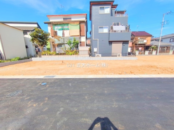 三郷市戸ケ崎5丁目の土地(現地土地写真)