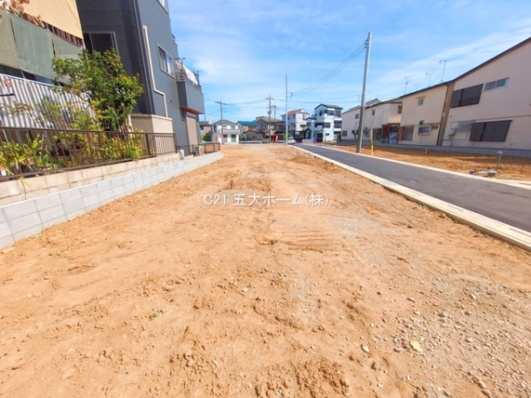 三郷市戸ケ崎5丁目の土地(現地土地写真)