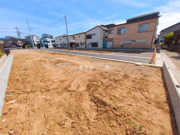 三郷市戸ケ崎5丁目の土地(現地土地写真)
