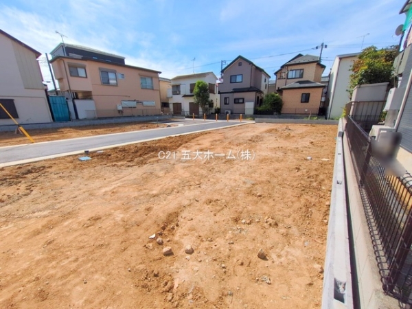 三郷市戸ケ崎5丁目の土地(現地土地写真)