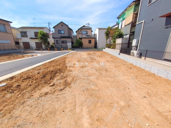 三郷市戸ケ崎5丁目の土地(現地土地写真)