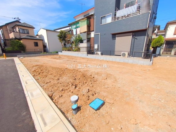 三郷市戸ケ崎5丁目の土地(現地土地写真)