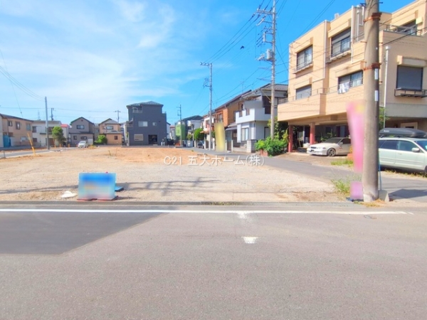 三郷市戸ケ崎5丁目の土地(現地土地写真)