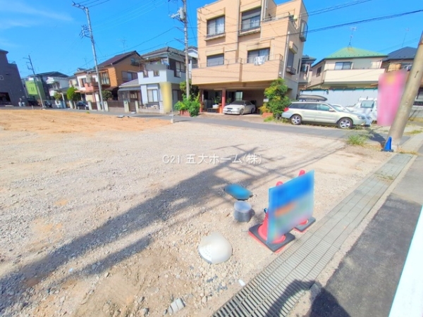 三郷市戸ケ崎5丁目の土地(現地土地写真)