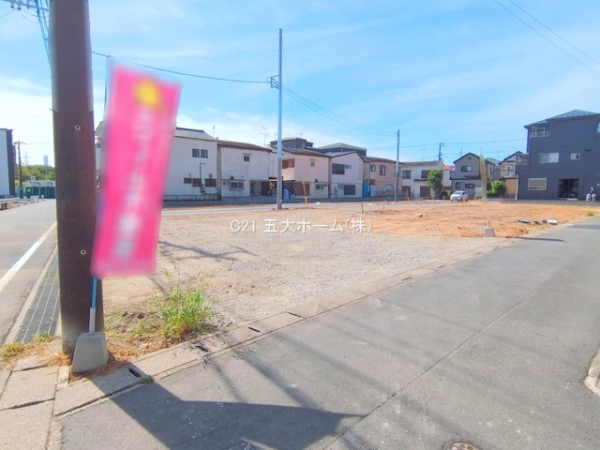 三郷市戸ケ崎5丁目の土地(現地土地写真)
