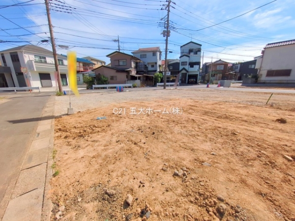 三郷市戸ケ崎5丁目の土地(現地土地写真)
