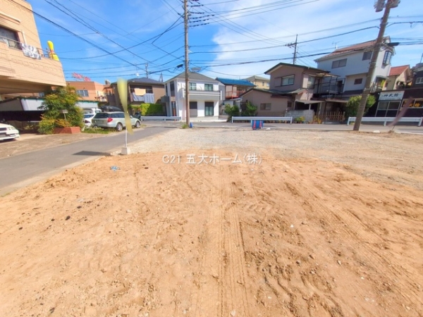 三郷市戸ケ崎5丁目の土地(現地土地写真)