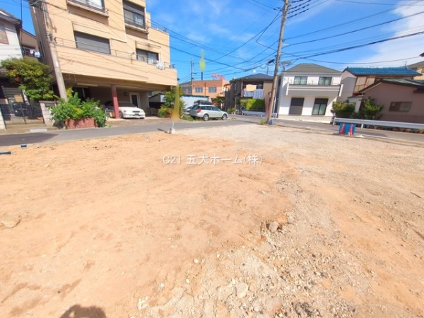 三郷市戸ケ崎5丁目の土地(現地土地写真)