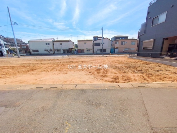 三郷市戸ケ崎5丁目の土地(現地土地写真)