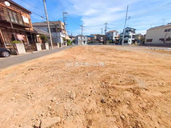 三郷市戸ケ崎5丁目の土地(現地土地写真)