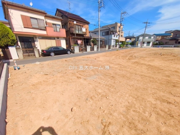 三郷市戸ケ崎5丁目の土地(現地土地写真)