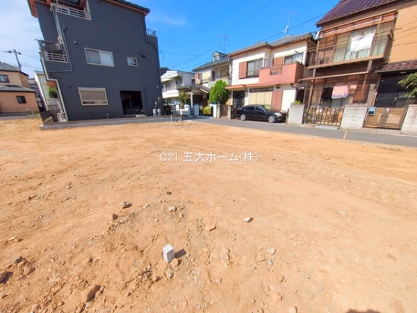 三郷市戸ケ崎5丁目の土地(現地土地写真)