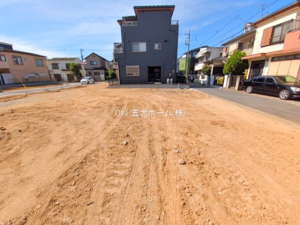 三郷市戸ケ崎5丁目の土地(現地土地写真)