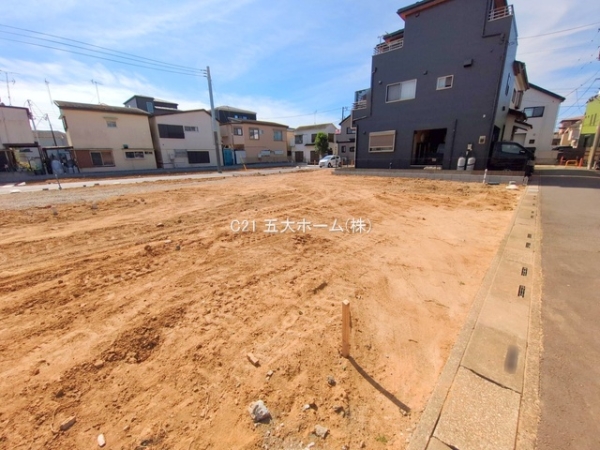 三郷市戸ケ崎5丁目の土地(現地土地写真)