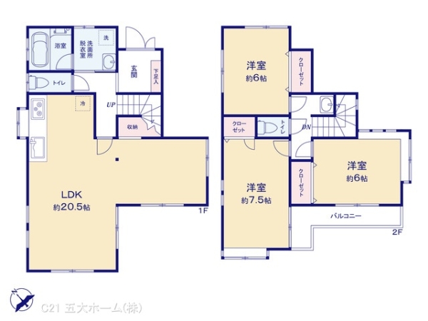 三郷市早稲田６丁目の中古一戸建