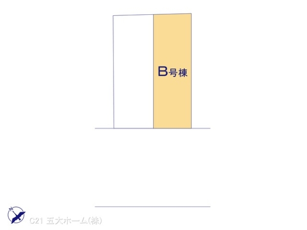 市川市南大野1丁目の新築一戸建(全体区画図)