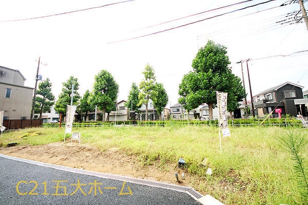 松戸市西馬橋1丁目の土地(現地土地写真)