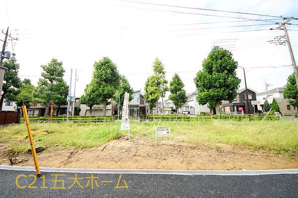松戸市西馬橋1丁目の土地(現地土地写真)