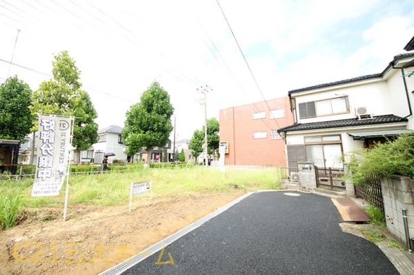 松戸市西馬橋1丁目の土地(前面道路含む現地写真)