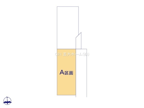 松戸市西馬橋1丁目の土地(全体区画図)