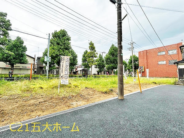 松戸市西馬橋1丁目の土地(現地土地写真)