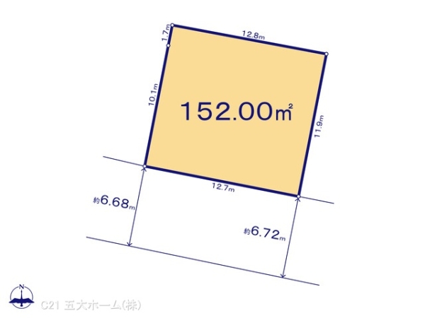 市川市北方町４丁目の売土地
