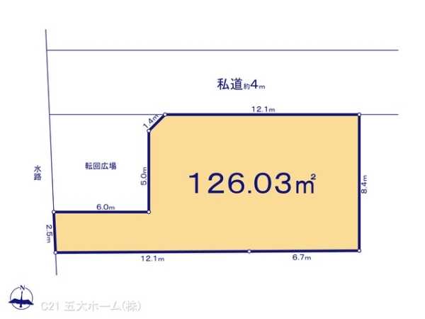 三郷市戸ケ崎５丁目の売土地