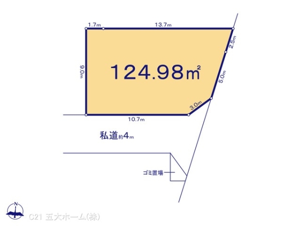 三郷市戸ケ崎５丁目の売土地