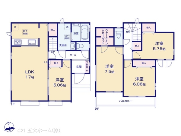 松戸市新松戸６丁目の新築一戸建
