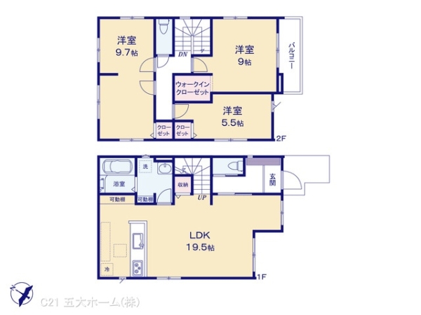 流山市西平井２丁目の新築一戸建