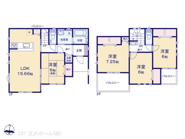 市川市大野町１丁目の新築一戸建