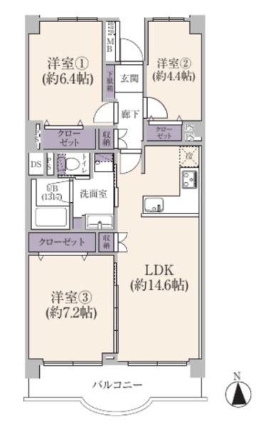新松戸アゼリアパークハウスＢ棟