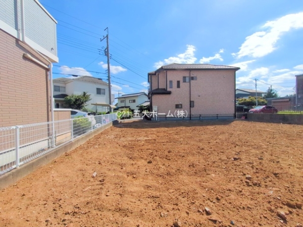 柏市花野井の土地(現地土地写真)