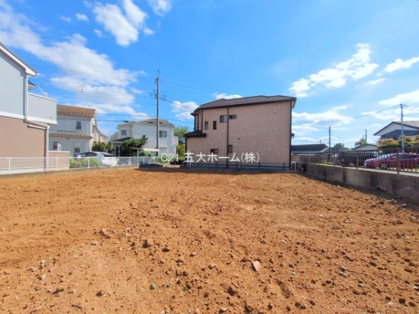 柏市花野井の土地(現地土地写真)