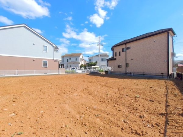 柏市花野井の土地(現地土地写真)