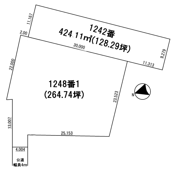 我孫子市新木野１丁目の土地